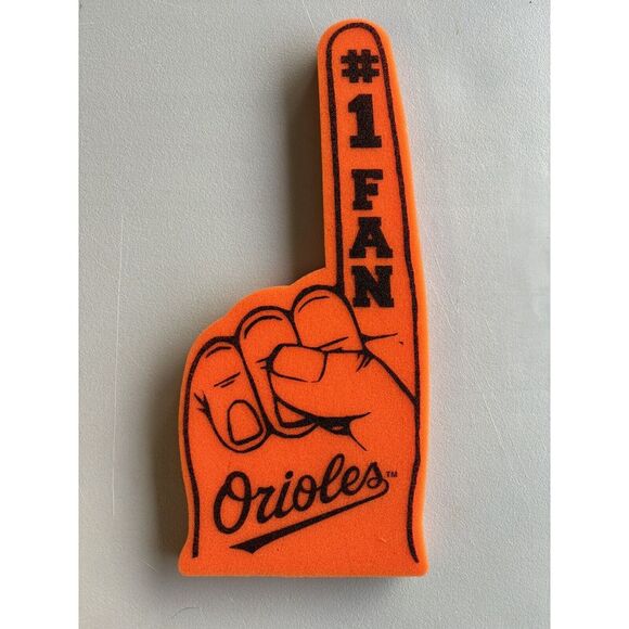 Baltimore Orioles #1 Fan Foam Hand‎ Finger Baseball MLB - Picture 1 of 4